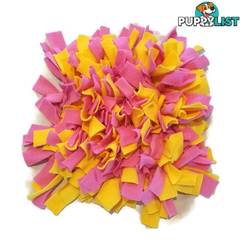 Snuffle Mats - Premium Heavy Duty Rubber Based - Pet Treat Play - Calms Anxiety - Slow Feeder - SNUFFLE-SM-PIGR
