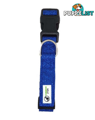 Bling Glitter Overlay Nylon Collar - Breakaway Buckle - Moondidley Pets - MDPCOLBLIXSLPNK