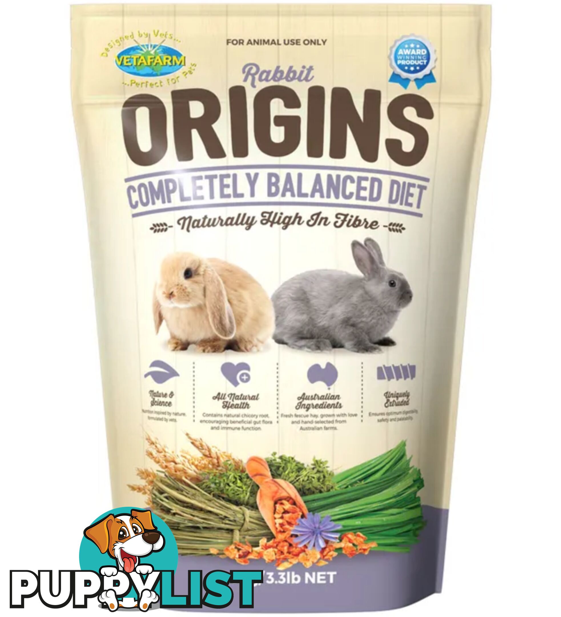 Vetafarm Rabbit Origins Food - WPS-AFV0080