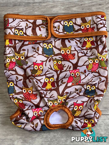 Dog / Cat Female Diaper - Washable adjustable - Lil Cracker - LCDIAXSSTA