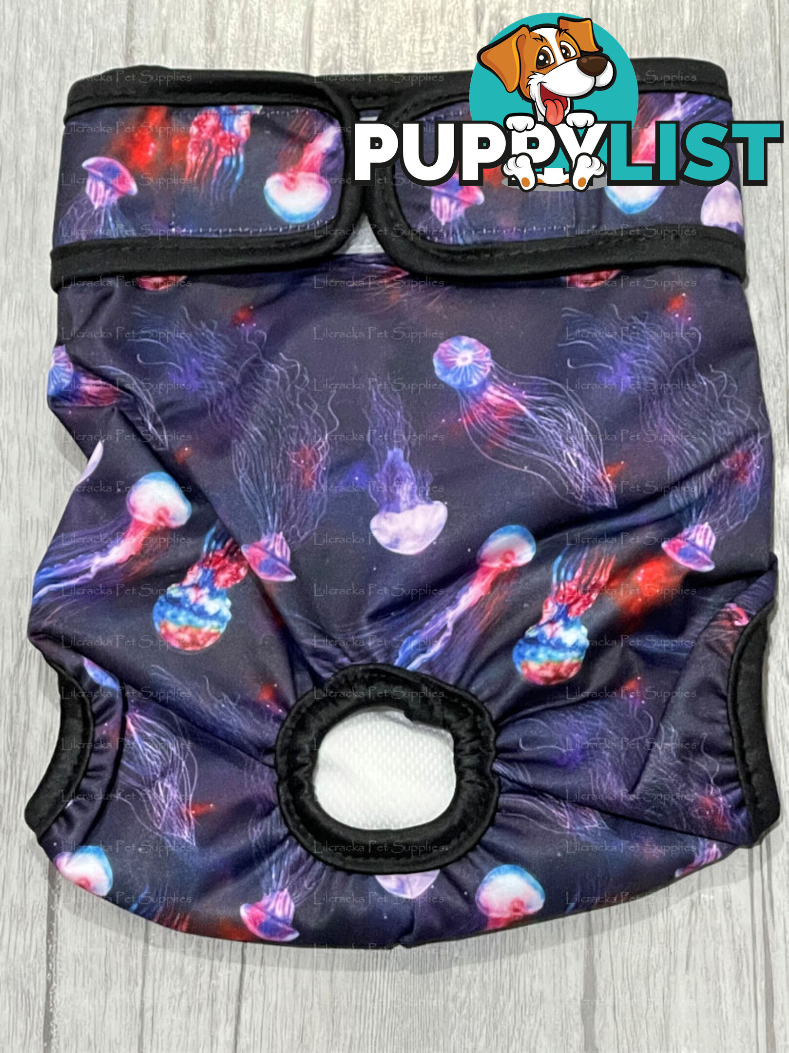 Dog / Cat Female Diaper - Washable adjustable - Lil Cracker - LCDIAXSSTA