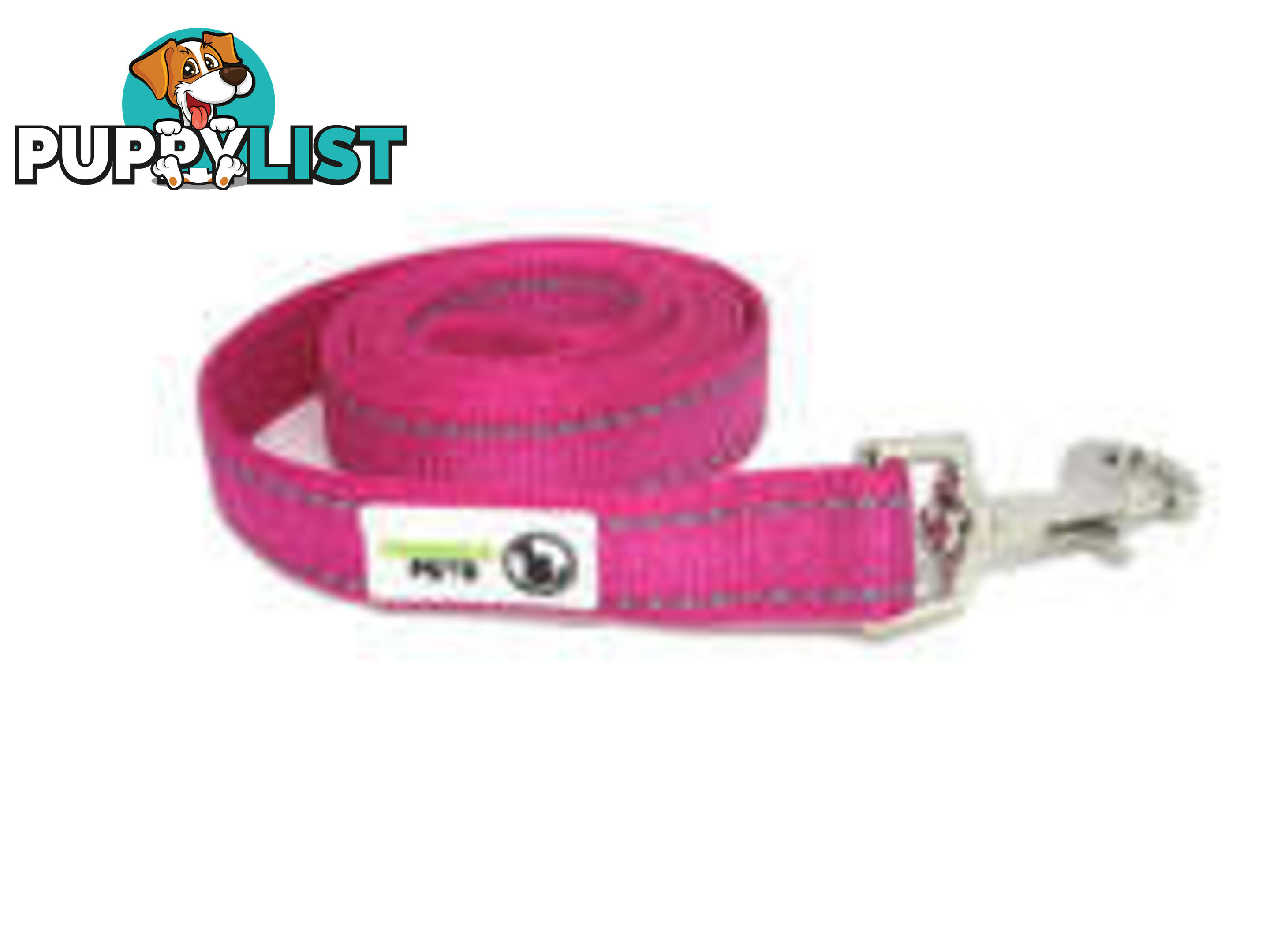 1.8m Nylon w/Reflective Stitching Dog Lead - Moondidley Pets - MDPLDREFLBLU251.8