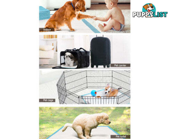Puppy Dog Pet Training Pads Cat Toilet 60 x 60cm Super Absorbent Indoor Disposable - PET-PAD-BL-400