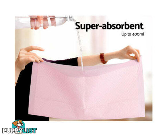 Puppy Dog Pet Training Pads Cat Toilet 60 x 60cm Super Absorbent Indoor Disposable - PET-PAD-BL-400