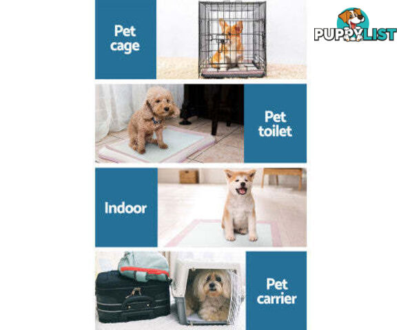 Puppy Dog Pet Training Pads Cat Toilet 60 x 60cm Super Absorbent Indoor Disposable - PET-PAD-BL-400