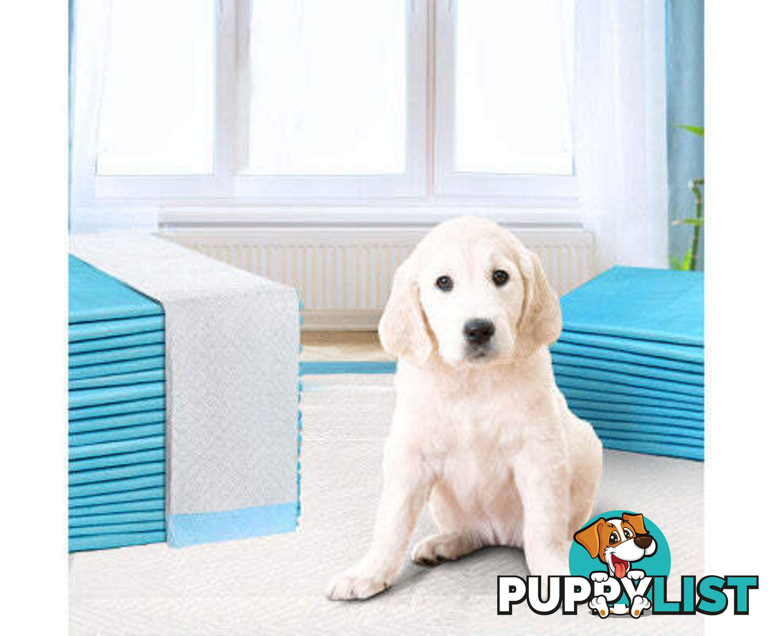Puppy Dog Pet Training Pads Cat Toilet 60 x 60cm Super Absorbent Indoor Disposable - PET-PAD-BL-400