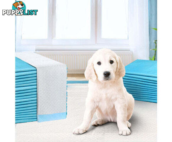 Puppy Dog Pet Training Pads Cat Toilet 60 x 60cm Super Absorbent Indoor Disposable - PET-PAD-BL-400