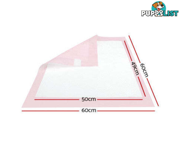 Puppy Dog Pet Training Pads Cat Toilet 60 x 60cm Super Absorbent Indoor Disposable - PET-PAD-BL-400