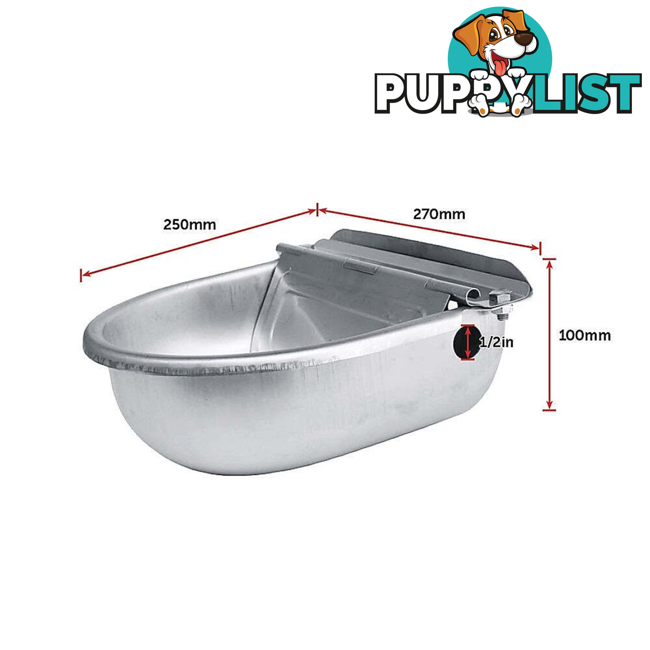Automatic Water Trough Stainless Steel 304 Bowl - V63-783935