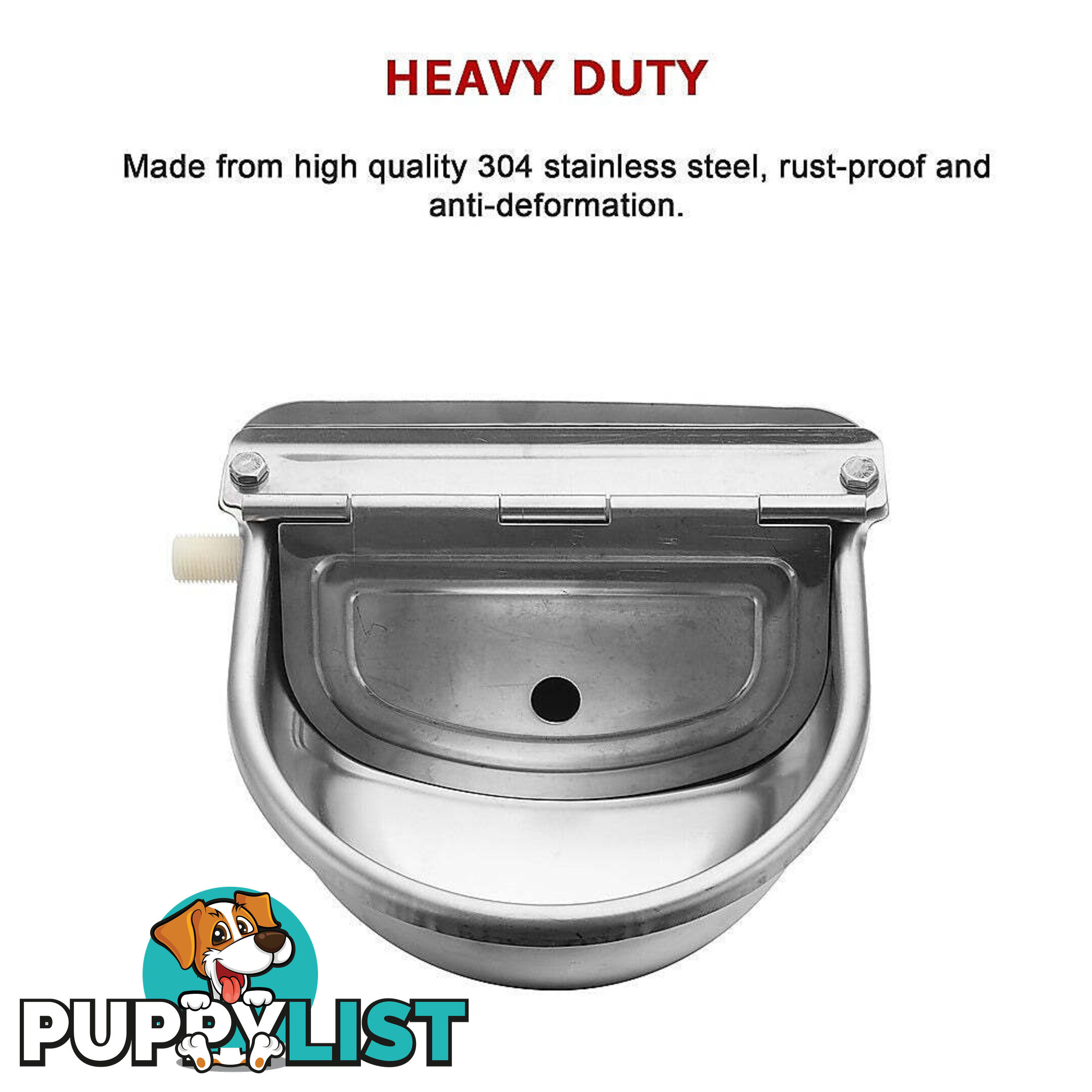 Automatic Water Trough Stainless Steel 304 Bowl - V63-783935