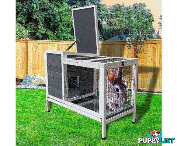 Rabbit Bunny Cage Hutch Pet Cages Enclosure - V63-836811