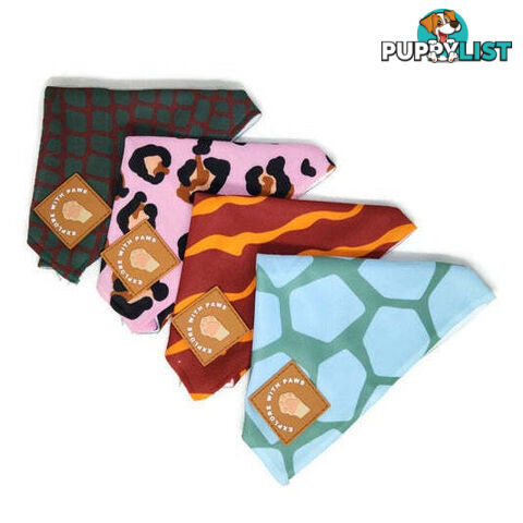 Designer Dog Bandana's by Explore with Paws - EWPBANLCRO