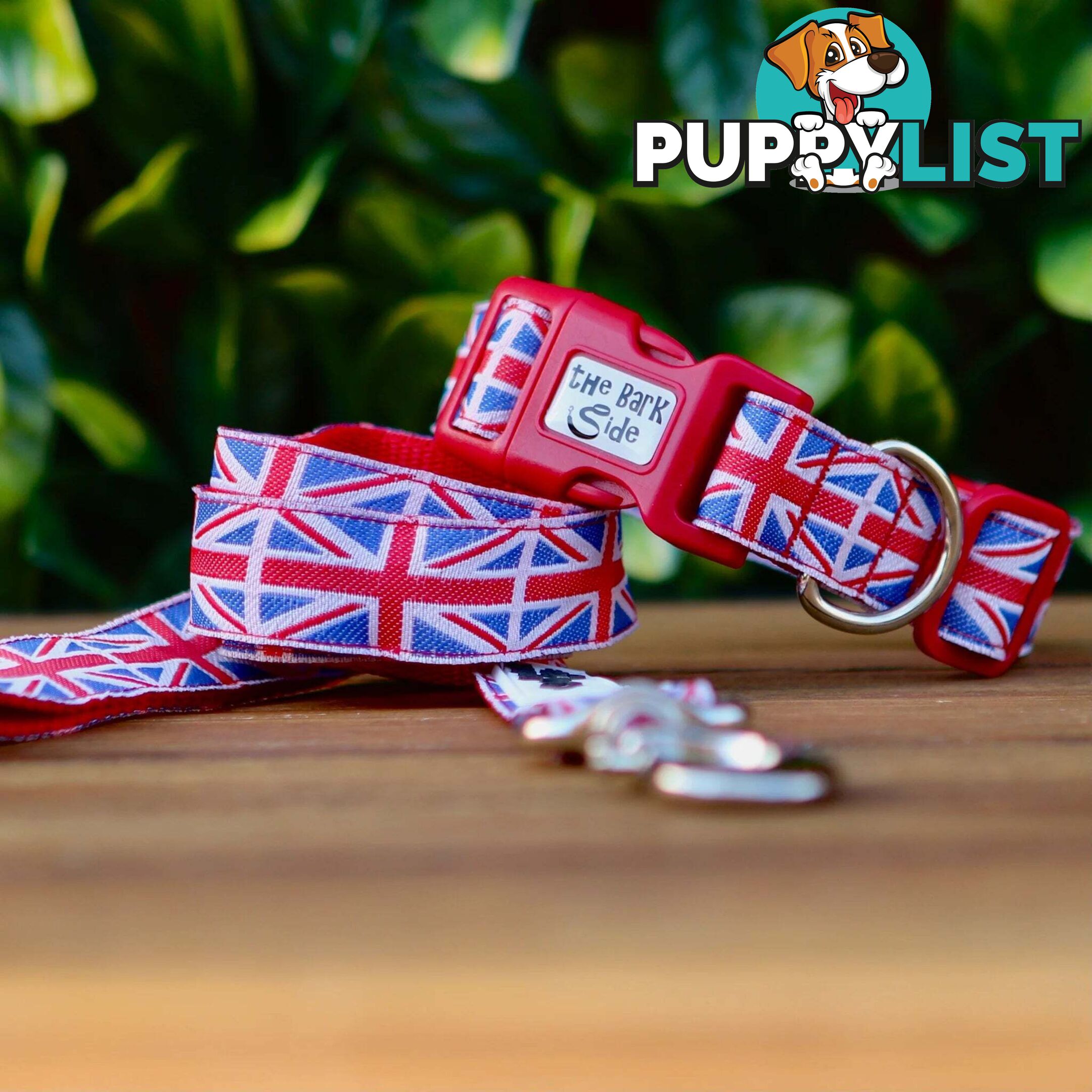 Union Jack Dog Lead / Dog Leash - Hand Made by The Bark Side - TBSLDUNI251.8
