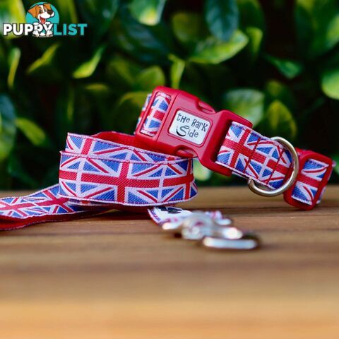 Union Jack Dog Lead / Dog Leash - Hand Made by The Bark Side - TBSLDUNI251.8