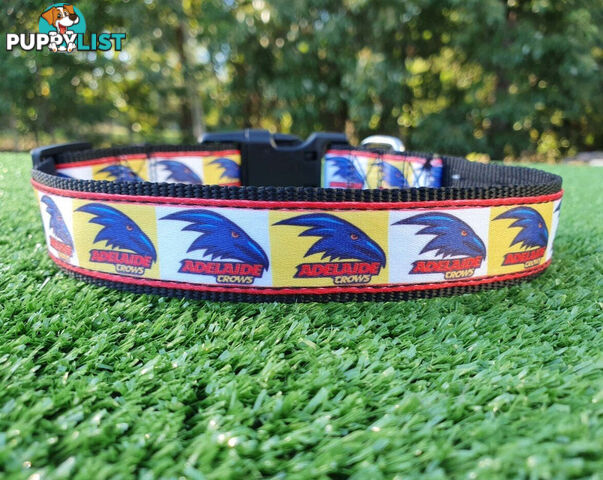 AFL Dog Collars, Footy - Aussie Rules - Moondidley Pets - MDPCOLAFLSAD