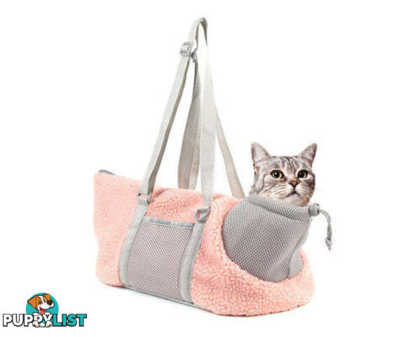 LIFEBEA Small Cat Carrier - Pet bag: Comfy Shoulder Bag with Adjustable Strap for Small Dogs, Puppies, Kittens Up to 3kg - V522-KITTEN-CARRIER-GREY