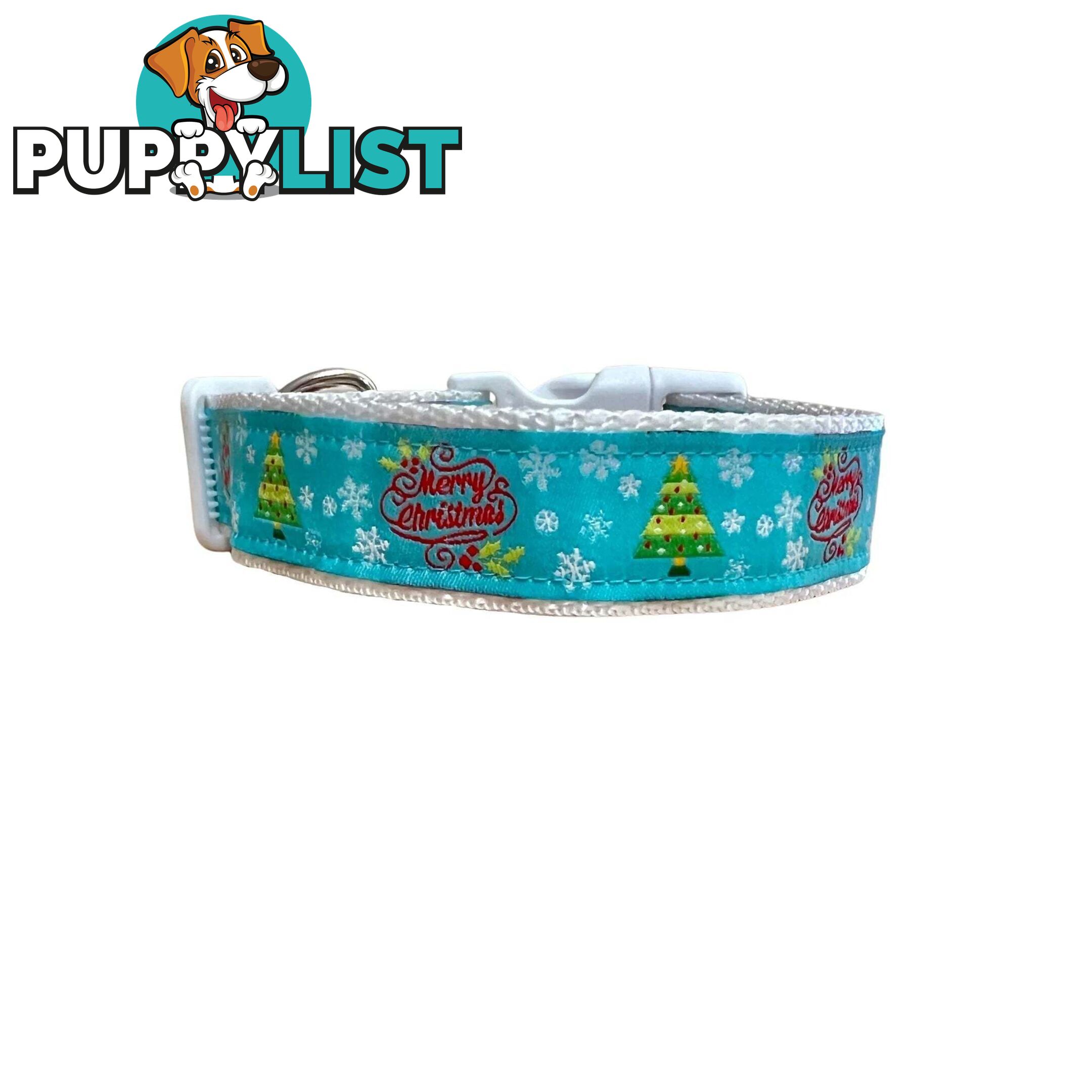 Christmas Dog Collar / Reindeer / Santa / XS - L - Hand Made by The Bark Side - TBSCHRLGEREI