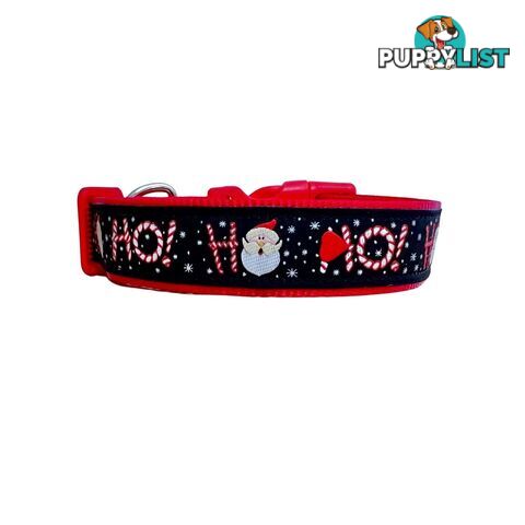 Christmas Dog Collar / Reindeer / Santa / XS - L - Hand Made by The Bark Side - TBSCHRLGEREI