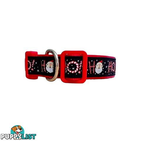 Christmas Dog Collar / Reindeer / Santa / XS - L - Hand Made by The Bark Side - TBSCHRLGEREI