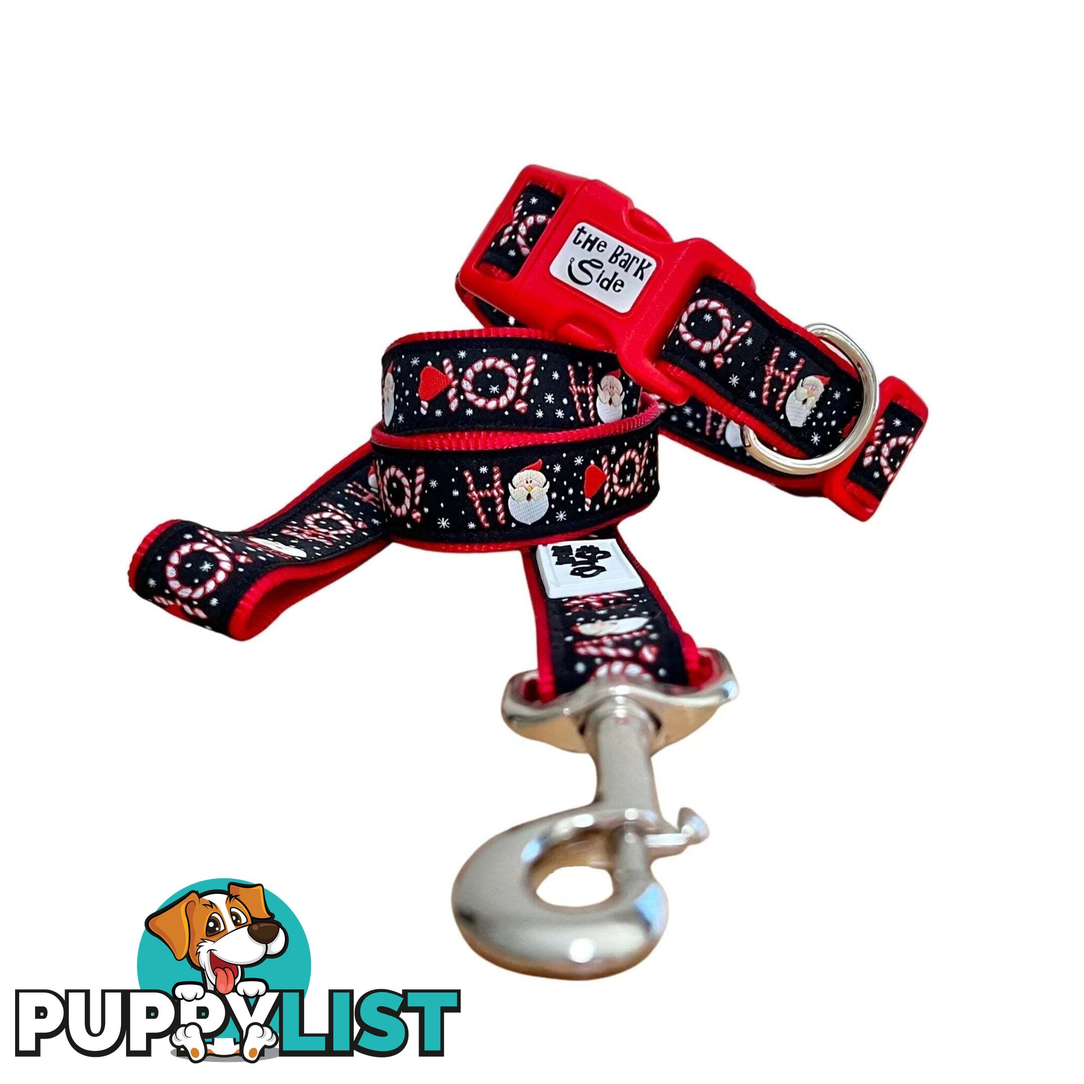 Christmas Dog Collar / Reindeer / Santa / XS - L - Hand Made by The Bark Side - TBSCHRLGEREI