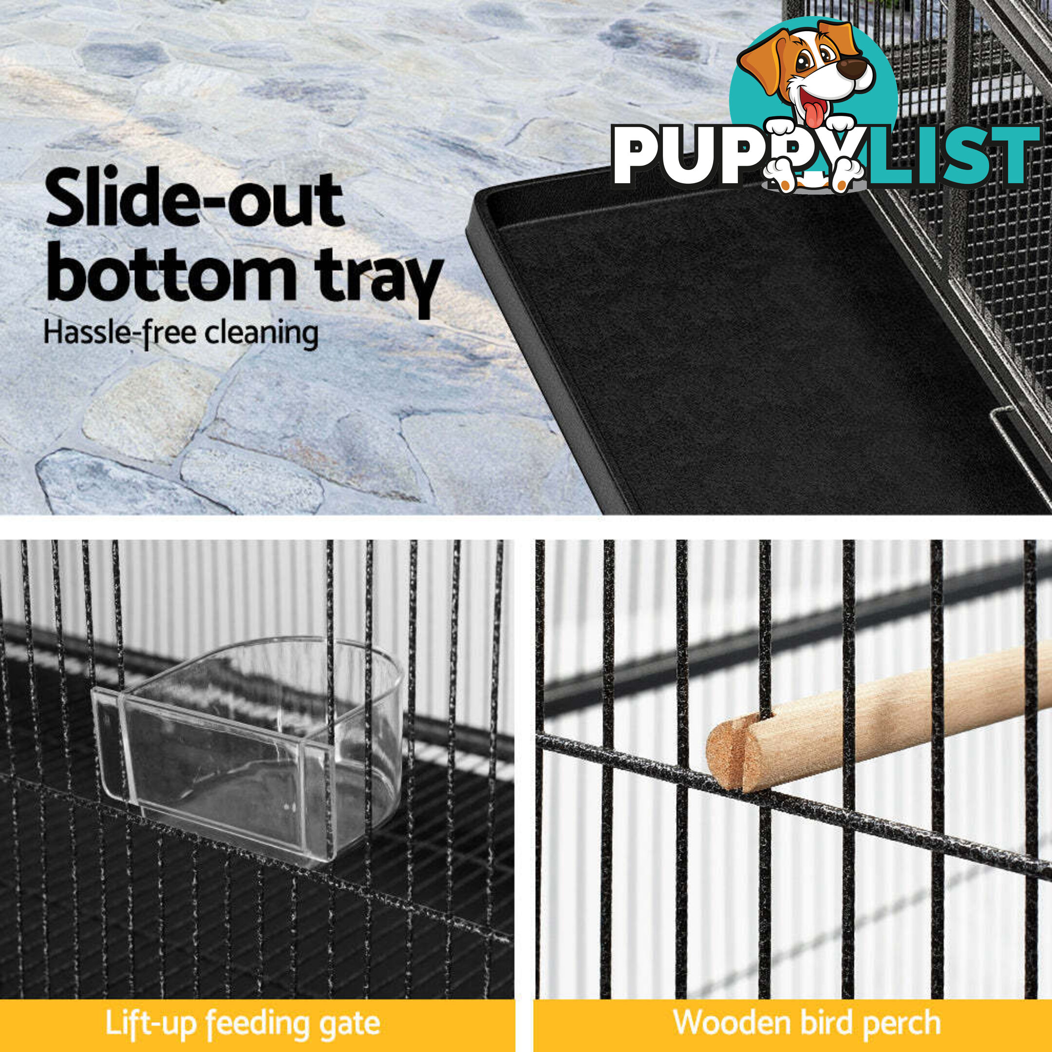 i.Pet Bird Cage 138cm Large Aviary - PET-BIRDCAGE-B029T
