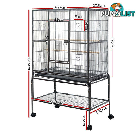 i.Pet Bird Cage 138cm Large Aviary - PET-BIRDCAGE-B029T