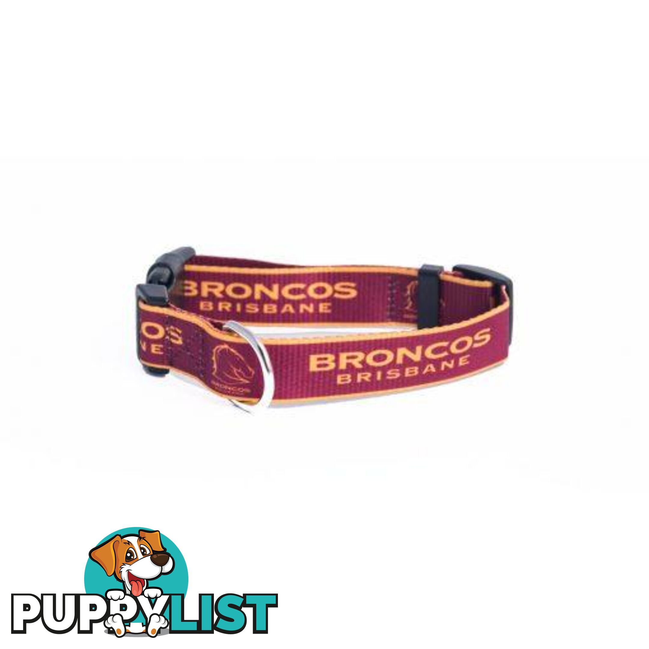 Dog Collars - NRL Footy Pets - FP-COL-S-BRO