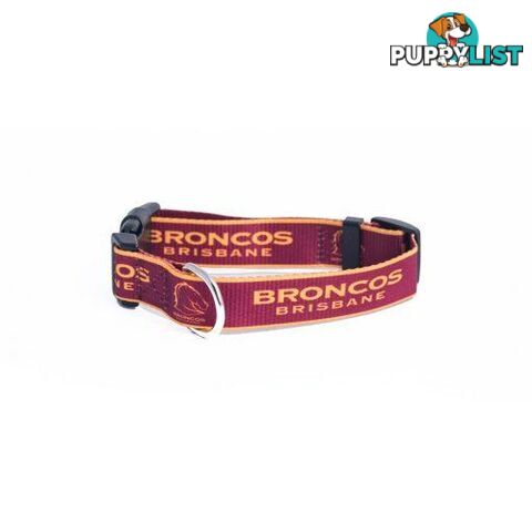 Dog Collars - NRL Footy Pets - FP-COL-S-BRO