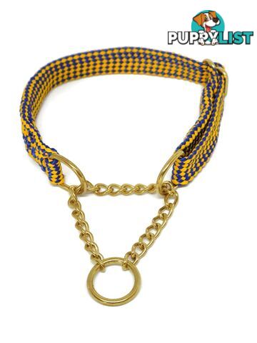 Martingale Dog Collars No Stitching Tough Yarnix - YNXCOLMARXXL20HYELBLU