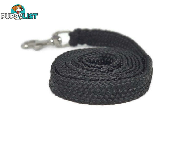 1.8m to 10m Long Dog Lead No Stitching Tough Yarnix 20mm Wide - YNXLD201.8SSPNK