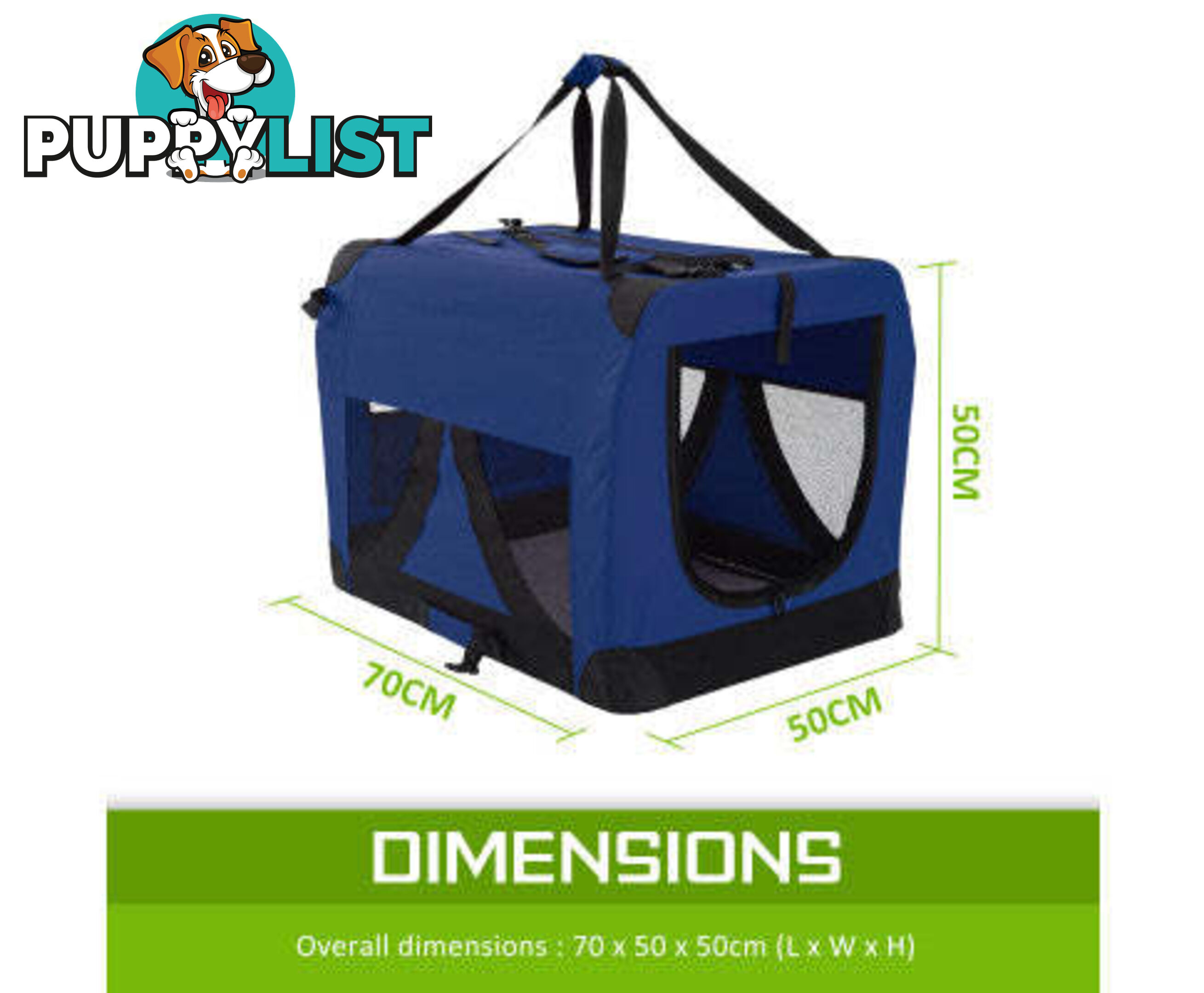 Paw Mate Portable Soft Dog Cage Crate Carrier - V274-PET-3002L-RD