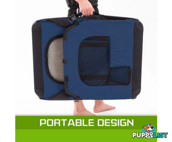 Paw Mate Portable Soft Dog Cage Crate Carrier - V274-PET-3002L-RD