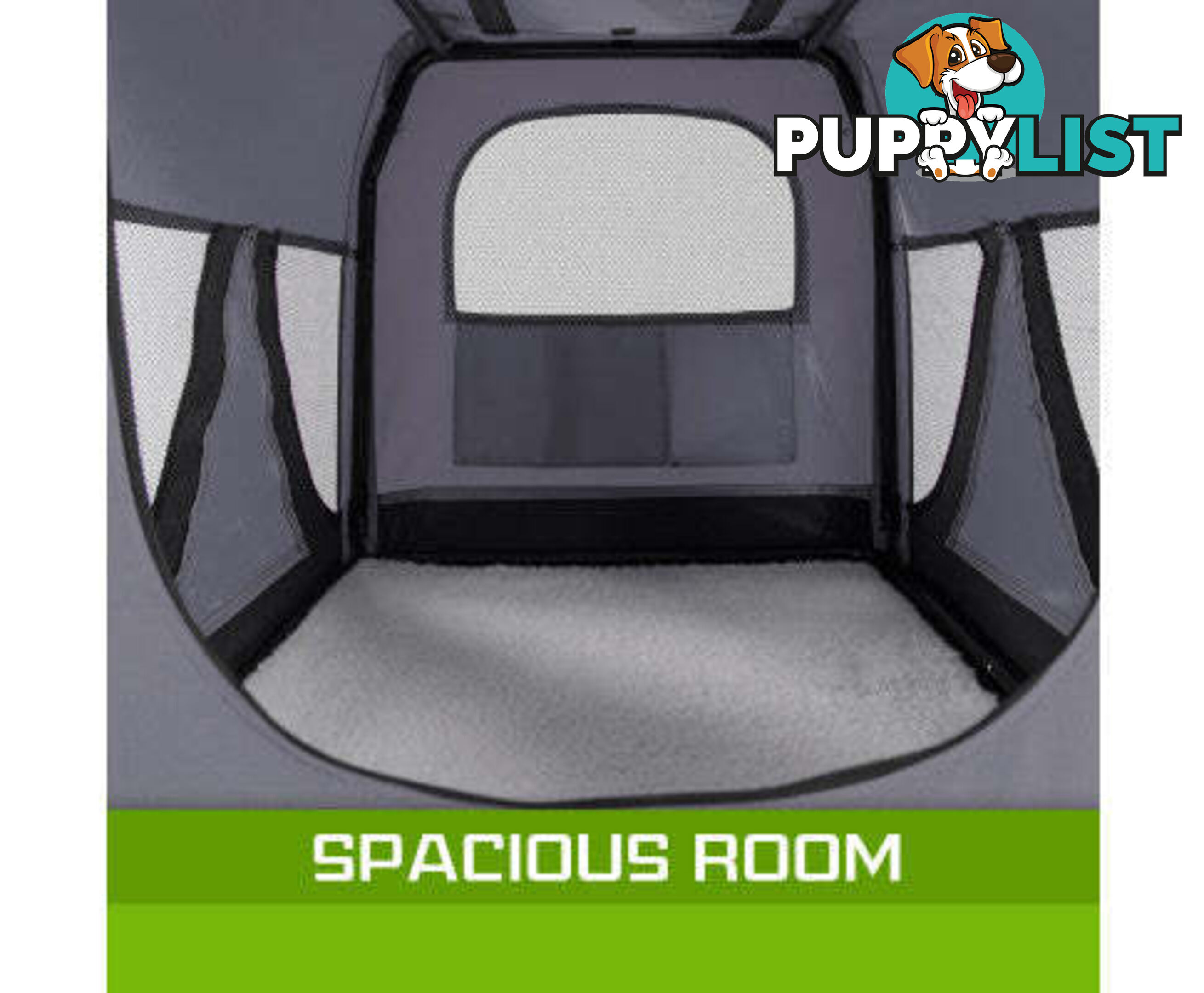 Paw Mate Portable Soft Dog Cage Crate Carrier - V274-PET-3002L-RD
