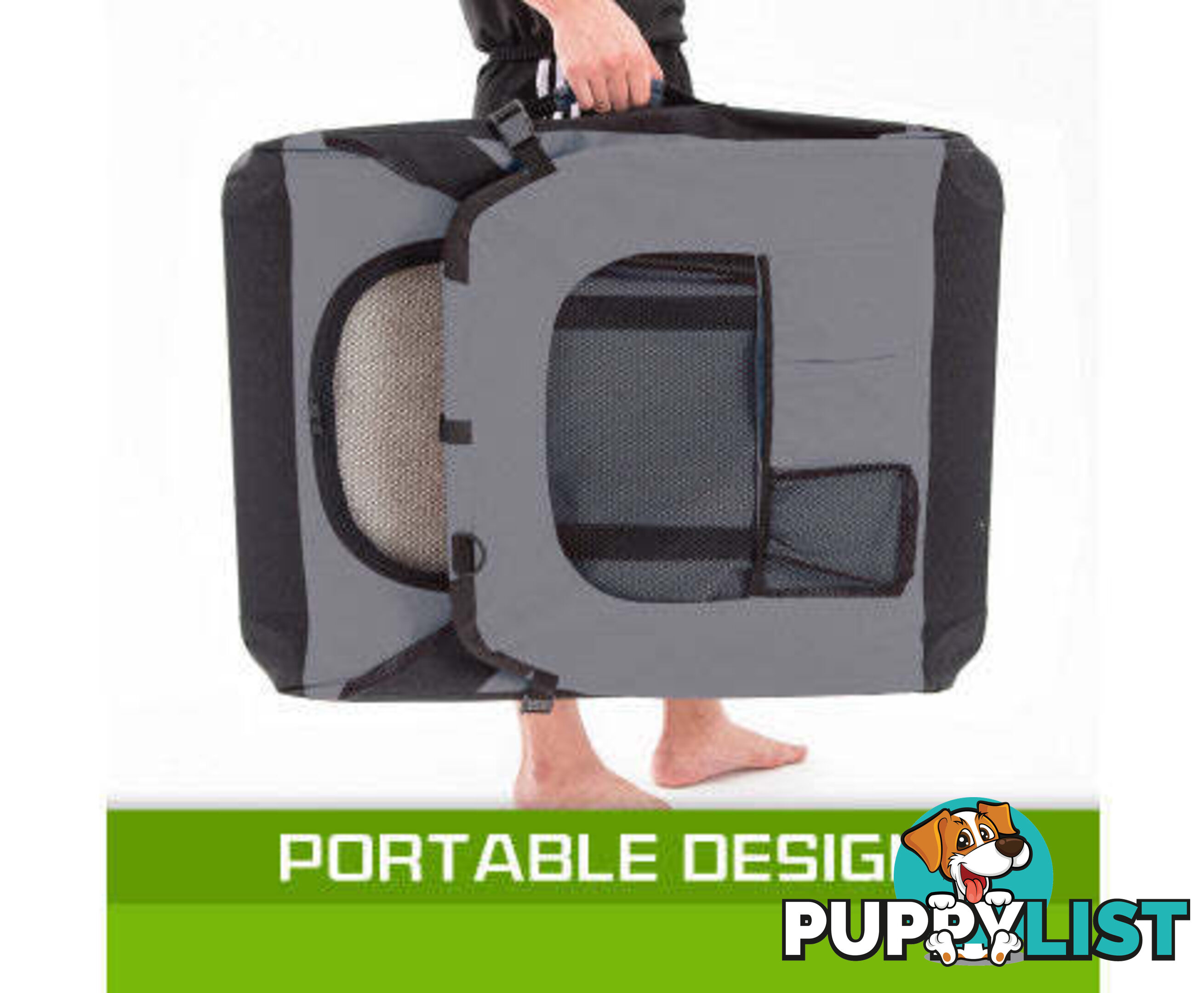 Paw Mate Portable Soft Dog Cage Crate Carrier - V274-PET-3002L-RD