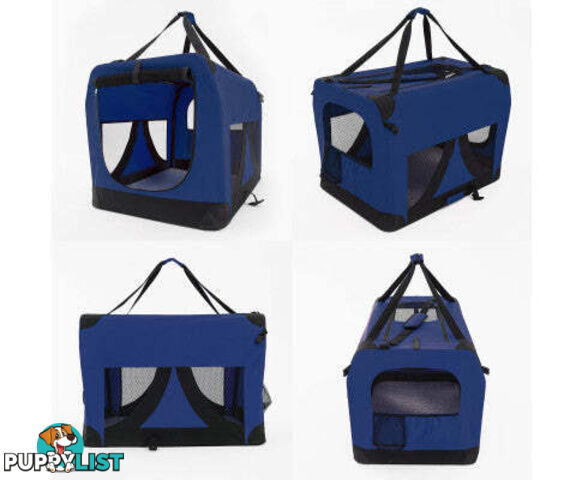 Paw Mate Portable Soft Dog Cage Crate Carrier - V274-PET-3002L-RD