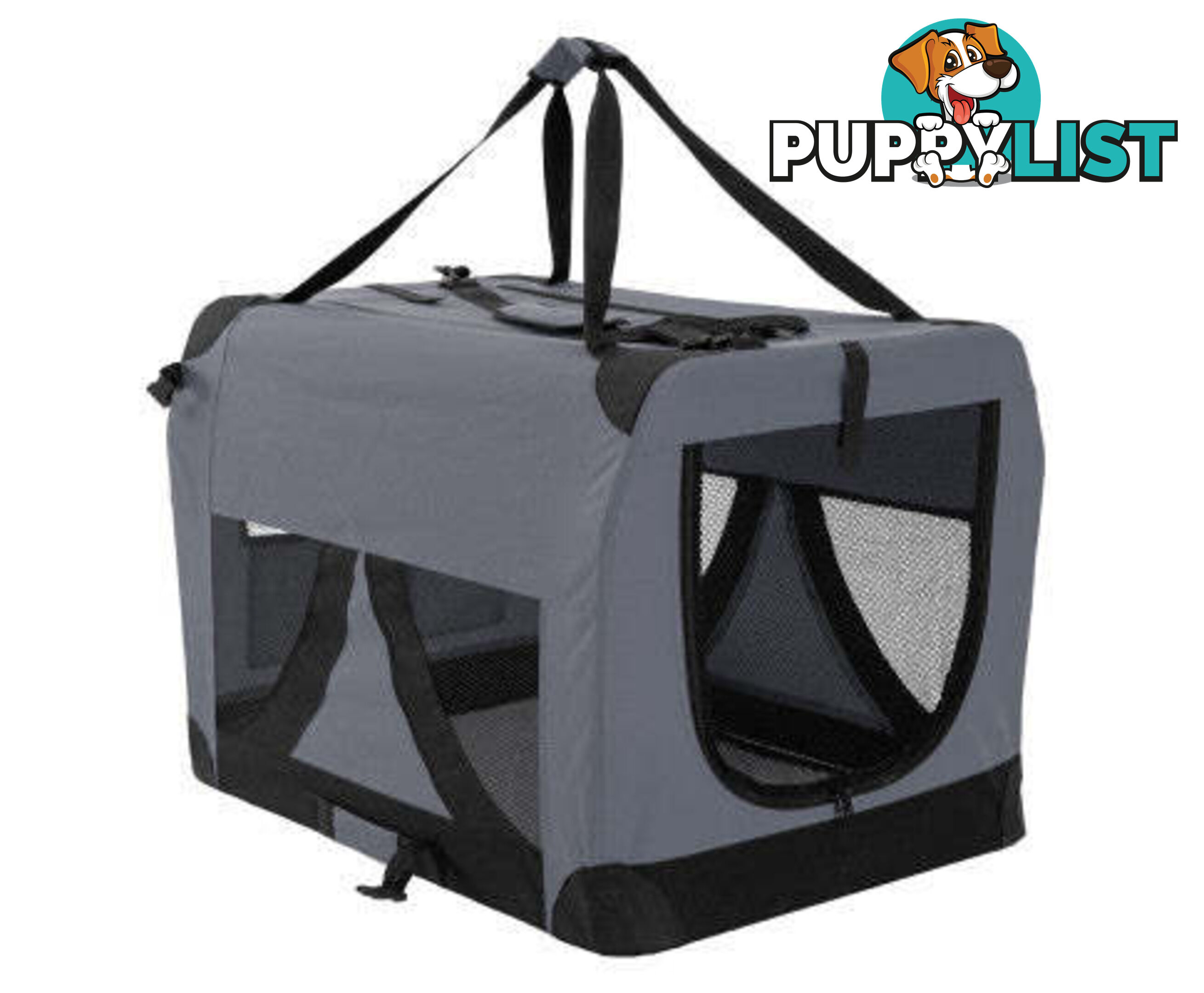 Paw Mate Portable Soft Dog Cage Crate Carrier - V274-PET-3002L-RD
