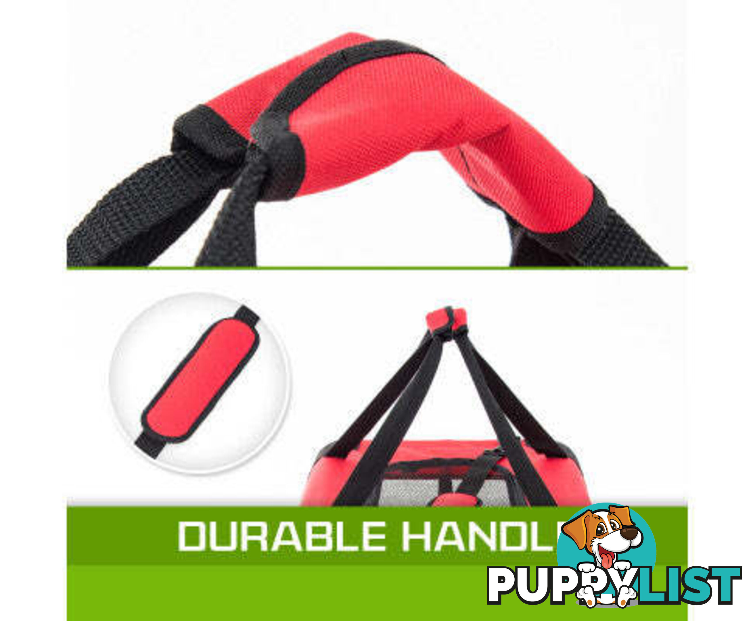 Paw Mate Portable Soft Dog Cage Crate Carrier - V274-PET-3002L-RD
