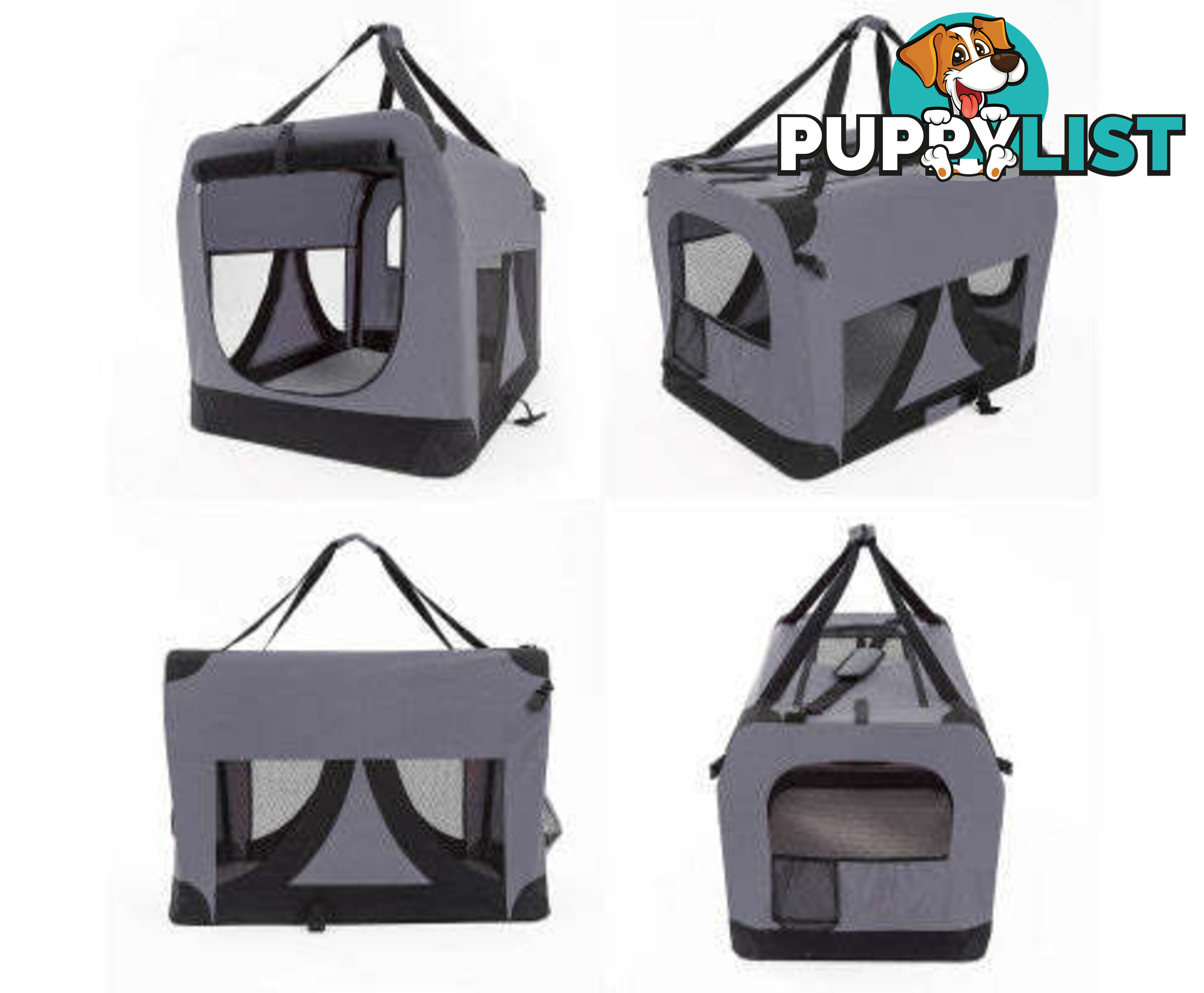 Paw Mate Portable Soft Dog Cage Crate Carrier - V274-PET-3002L-RD