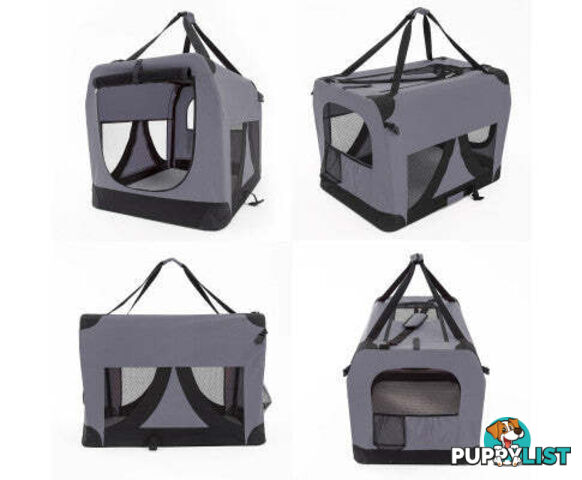 Paw Mate Portable Soft Dog Cage Crate Carrier - V274-PET-3002L-RD