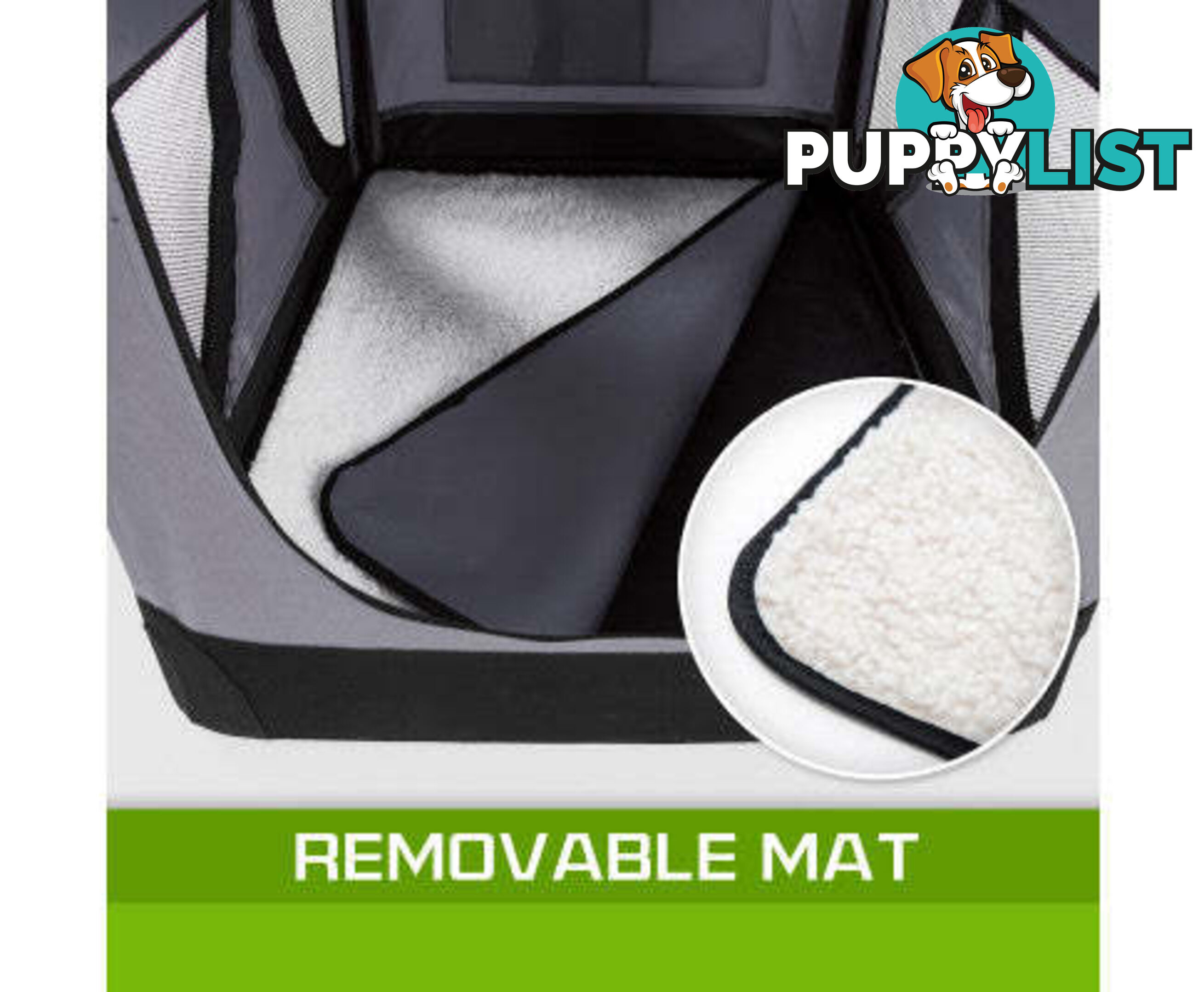 Paw Mate Portable Soft Dog Cage Crate Carrier - V274-PET-3002XL-BU