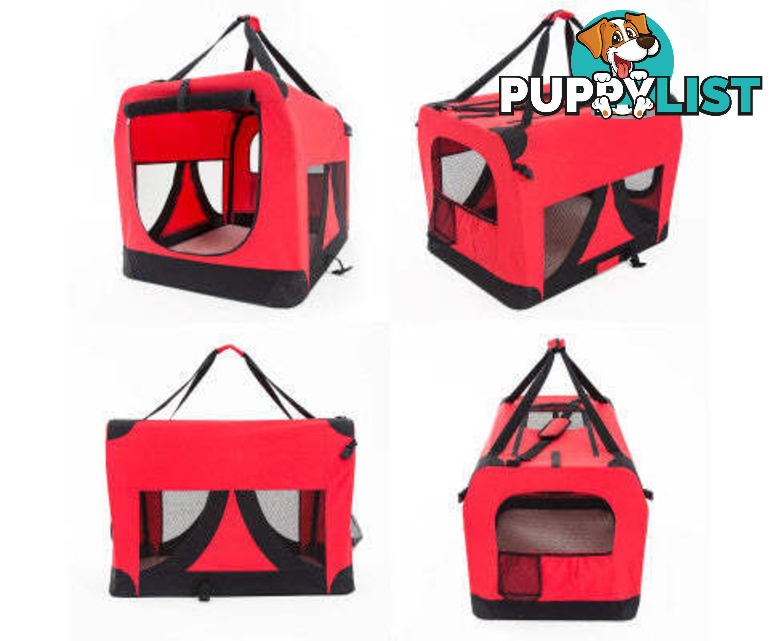 Paw Mate Portable Soft Dog Cage Crate Carrier - V274-PET-3002XL-BU