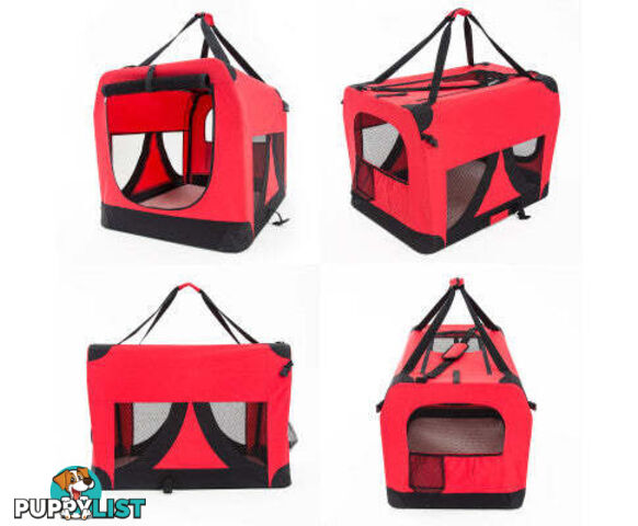 Paw Mate Portable Soft Dog Cage Crate Carrier - V274-PET-3002XL-BU
