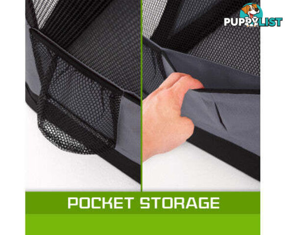 Paw Mate Portable Soft Dog Cage Crate Carrier - V274-PET-3002XL-BU