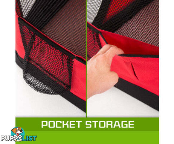 Paw Mate Portable Soft Dog Cage Crate Carrier - V274-PET-3002XL-BU
