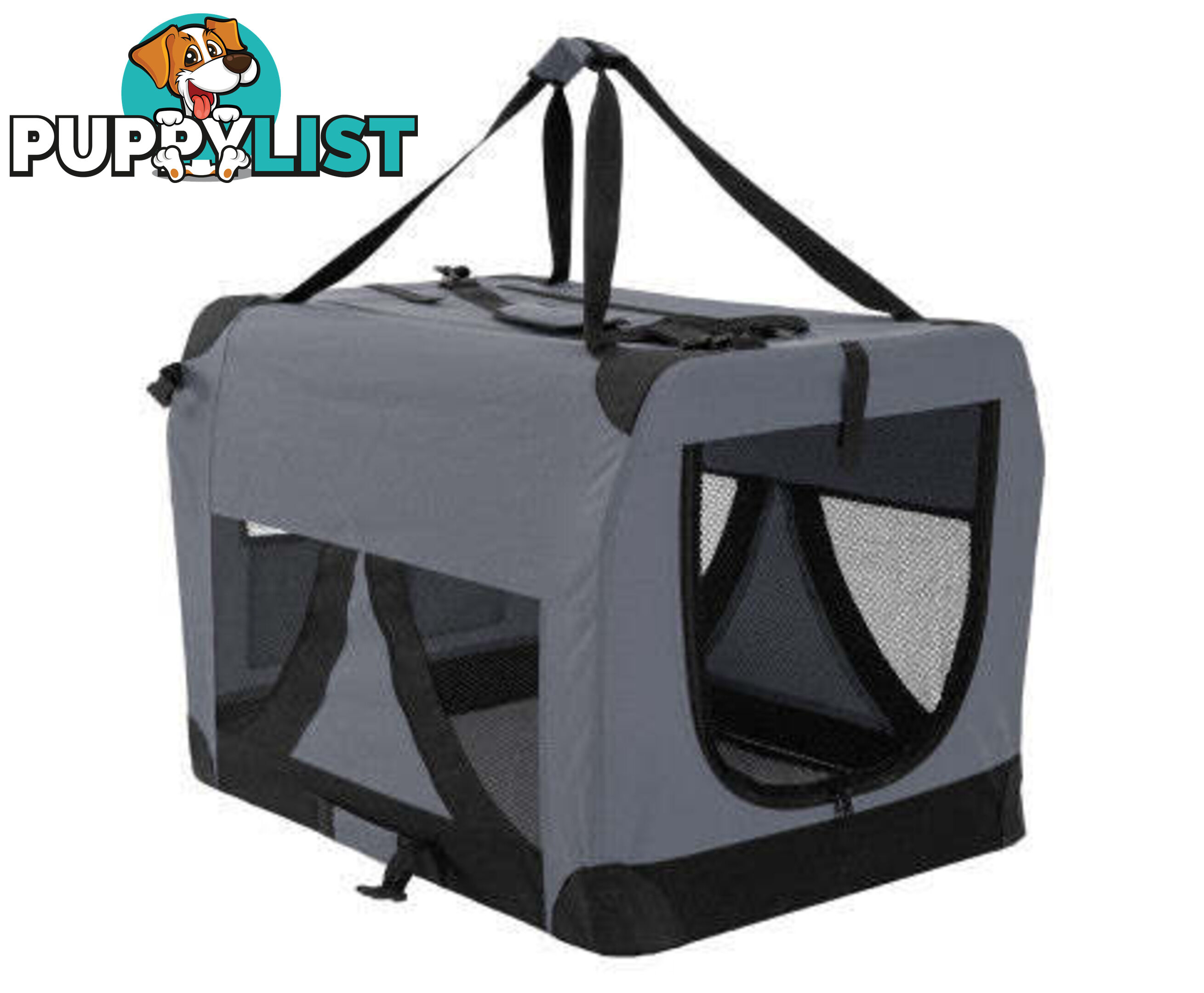 Paw Mate Portable Soft Dog Cage Crate Carrier - V274-PET-3002XL-BU