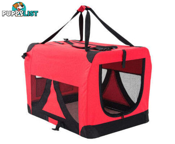 Paw Mate Portable Soft Dog Cage Crate Carrier - V274-PET-3002XL-BU