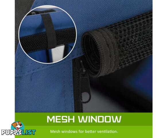 Paw Mate Portable Soft Dog Cage Crate Carrier - V274-PET-3002XL-BU