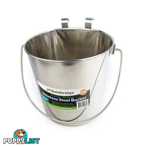 FLAT SIDED STAINLESS BUCKETS - BAINBRIDGE - BB-A3592