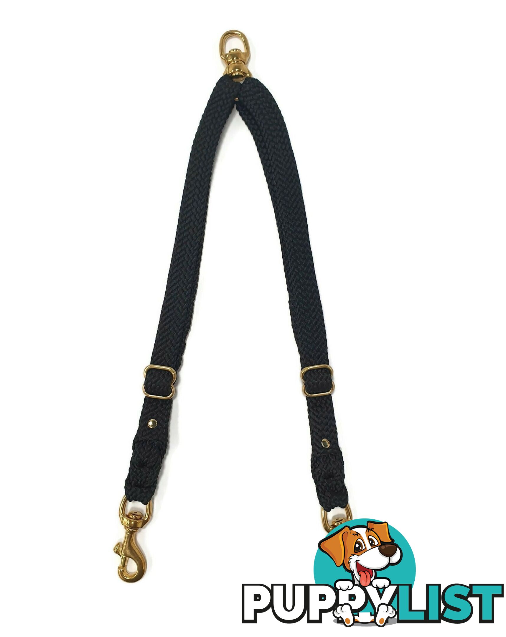 2 Dog Coupler Two Way Twin Walking Lead No Stitching - Yarnix - YNXCOUP-10-PUR