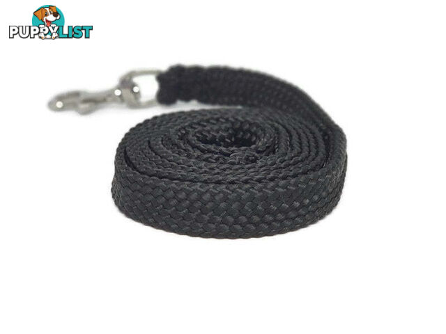 1.8m to 10m Long Dog Lead No Stitching Tough Yarnix 20mm Wide - YNXLD203SSGRN